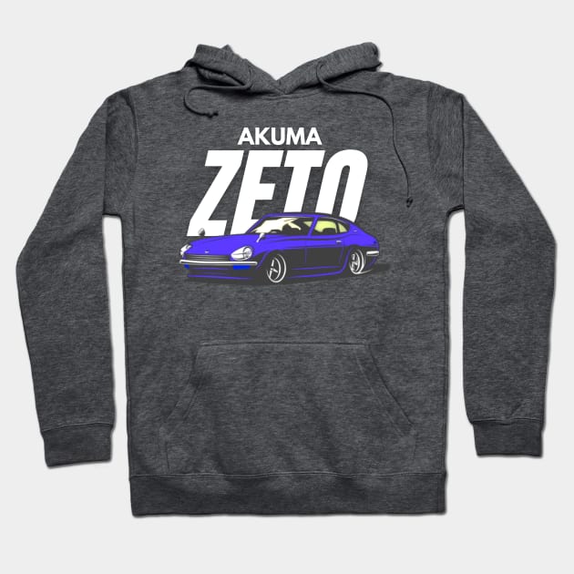 Akuma no zeto { devil z Wangan midnight } Hoodie by MOTOSHIFT